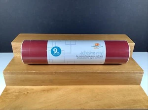 NEW SILHOUETTE AMERICA ADHESIVE VINYL RED 9"x10' roll - Picture 1 of 2