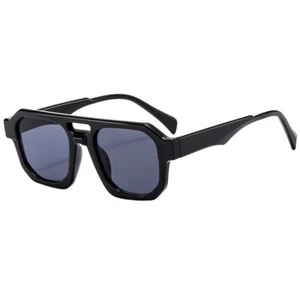 Vintage men's women's sunglasses outdoor blue light andUVprotection flat glasses - Picture 1 of 22