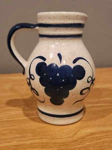 Vintage German Handarbeit Salt Glaze Pitcher - Picture 1 of 6