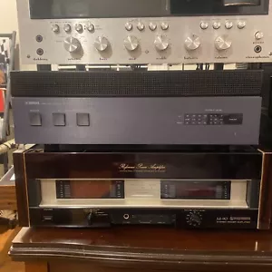 Yamaha M-4 Natural Sound Stereo Power Amplifier TESTED & WORKING & SOUNDS GOOD. - Picture 1 of 5
