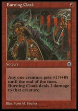 Magic the Gathering MTG Burning Cloak (120) Portal   LP