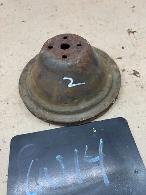 1949 1950 1951 Oldsmobile 88 98 303 394 WATER PUMP PULLEY PULLY SHEAVE GROOVE #2 - Image 1 of 4