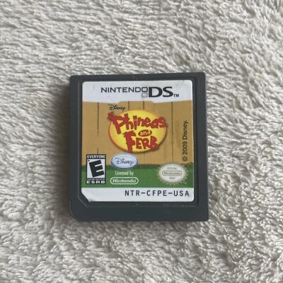 Только картридж - Nintendo DS - Phineas and Ferb - протестирован ** Быстрая доставка ** - Изображение 1 из 2