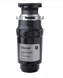 Garbage Disposer Corded GE 1/2 Horsepower Continuous Feed - Picture 1 of 5