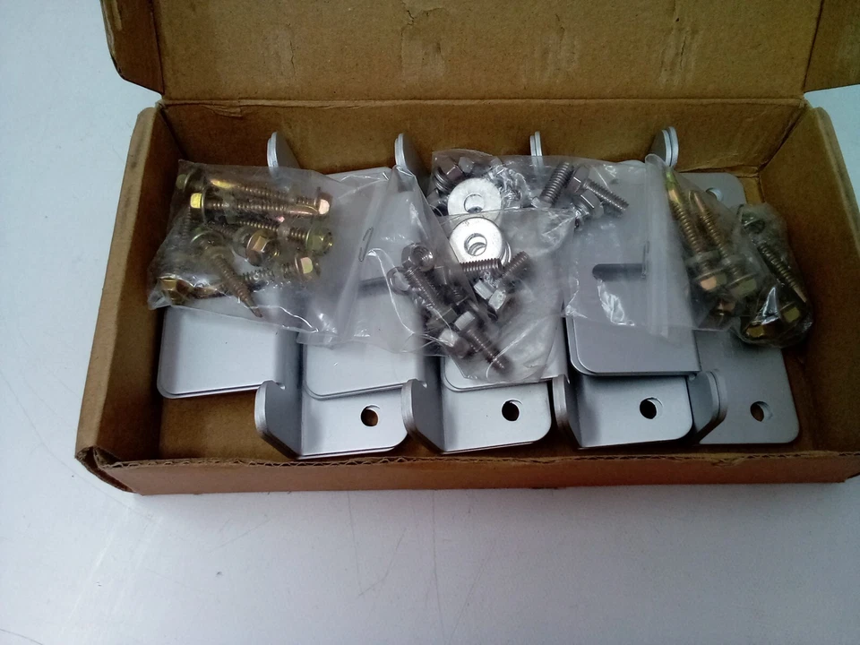 Renogy 2 Sets Solar Panel Mounting Z Bracket Set of 4 Units (RNG-MTS-ZBx2)