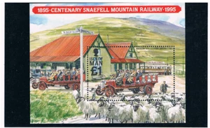 Isla de Man 1995 Snaefell Mountain Railway S/S CV $4,00 - Imagen 1 de 1