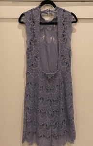Free People Intimates Peekaboo Lace Slip Dress  Lavender Backless  - Picture 1 of 10