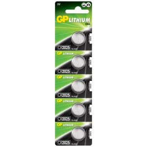 5 x GP Lithium CR2025 DL2025 CR 2025 3V Coin Cell Battery - Picture 1 of 2