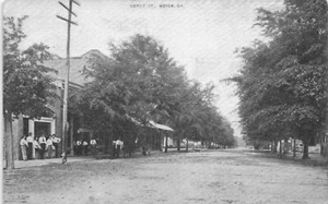 GA-Meigs, Georgia-View on Depot St. c1910 - Imagen 1 de 2