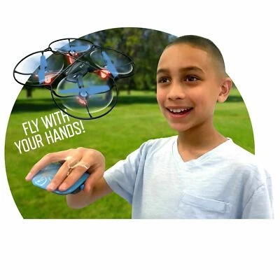 Xforce Drone Quadcopter Motion Hand Controlled Blue Sky Wireless - Image 1 of 4