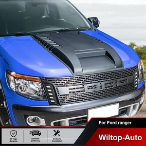 Mattschwarz Motorhauben Lufteinlass Haubenhutzen für Ford Ranger 2012-2014 T6 - Bild 1 von 10