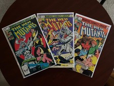 (lot of 3 Comics) New Mutants #5 #6 & #7 (Marvel 1983) X-Men Silver Samurai