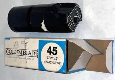 Adaptador de husillo COLUMBIA 805 45 rpm tocadiscos fonógrafo tocadiscos Foto 1 de 4