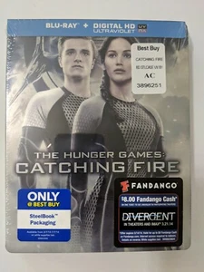 The Hunger Games: Catching Fire SteelBook, Best Buy Exclusive (Blu-ray) | Sealed - Picture 1 of 2