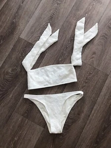 Triangl Bikini Alessia in White Jacquard S - Bild 1 von 9
