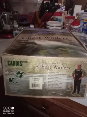 CADDIS SYSTEMS Pé de meia de neoprene PEITO VADERS verde tamanho LS grande robusto - Imagem 1 de 2