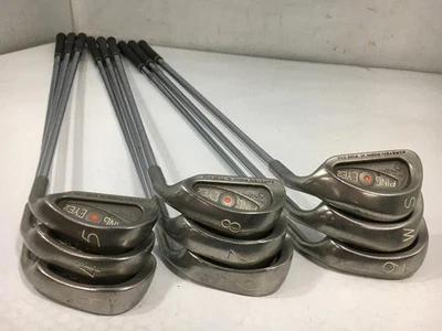 PING EYE2 Plus Iron Set 9pcs 3-S Original Steel Flex 1Flex Orange Dot - Image 1 of 4