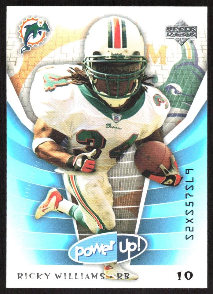 3931I 2004 Upper Deck Power Up #50 Ricky Williams - Image 1 of 2