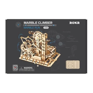 ROKR Marble Climber Fortress 3D Wooden Puzzle Model DIY Marble Run Kit LG504 - Picture 1 of 6