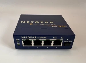 Netgear EN104TP 4-Port 10Base-T Ethernet Hub - ohne Netzteil - Bild 1 von 5