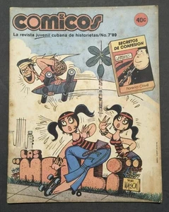 Cuban Comic Magazine Revista Comicos Cuba Historietas Cartoons No 7/1989 - Picture 1 of 24
