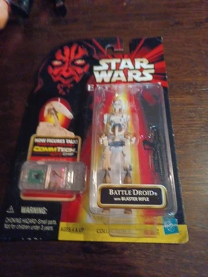 Figura de acción Hasbro Star Wars Episodio 1 - Droide de batalla con rifle bláster Foto 1 de 2