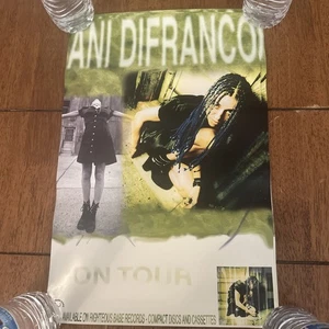 Ani Difranco “On Tour” Poster Righteous Babe 11”x 17” - Picture 1 of 4