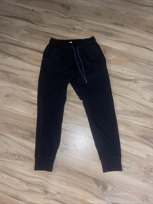 Мужские тренировочные штаны American Eagle Jogger XS черные французские махровые на шнурке вересковые - Изображение 1 из 4