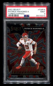 2021 Panini Select Patrick Mahomes II Turbocharged PSA 9 - Picture 1 of 2
