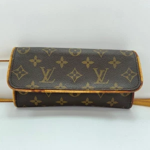 Echte Louis Vuitton Pochette Twin PM M51854 Schultertasche aus Japan GEBRAUCHT - Bild 1 von 9