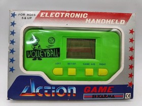 Handheld Karma Electronic Volley Ball Vintage Lcd Game Watch Action Game