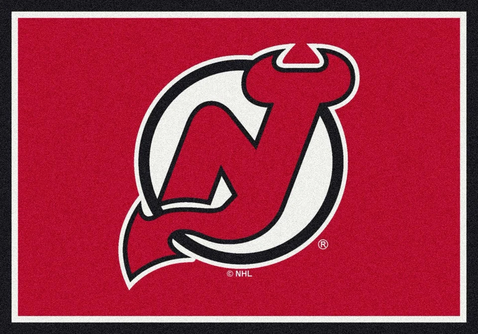 Небольшой ковер 5x8 Milliken New Jersey Devils Sports NHL Spirit — около 5 футов 4 дюйма x 7 футов 8 дюймов - Изображение 1 из 1