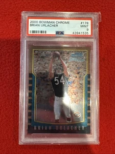 2000 Bowman Chrome Brian Urlacher #178 PSA 9 MINT Rookie RC HOF Chicago Bears - Picture 1 of 3