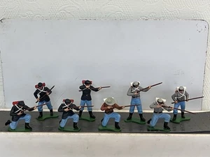 Vintage Britains Swoppet ACW American Civil War Union & Confederate Infantry.. - Picture 1 of 22