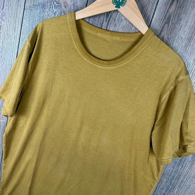 Camiseta Lululemon Fundamental manga corta para hombre grande amarillo mostaza Foto 1 de 4