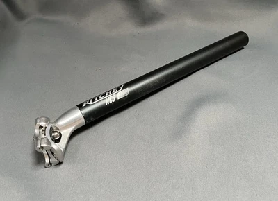 Tija de sillín Ritchey WCS 27,2 x 350 mm sin cortar 15 mm desplazado 2 pernos 240 g negro/plateado Foto 1 de 4