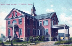 PITTSBURG KS - Cartolina Ospedale Monte Carmelo - 1907 - Foto 1 di 2