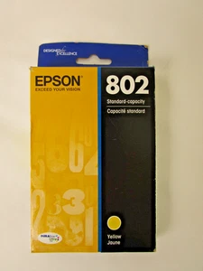Original Epson 802 (T802420) Tinte gelb WF4720/4730/4734/4740 - NEU VERSIEGELT! - Bild 1 von 7