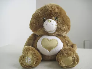 Care Bears CUORE D'ORO OCCHI CRISTALLO SWAROVSKI 12" SOFFICE Peluche Imbottito RARO - Foto 1 di 6