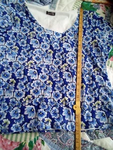 Bhs Lined Short Sleeved Tunic Blouse Size 18 - Picture 1 of 3