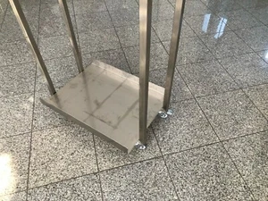 Kaminholzregal fahrbar bis 200kg Metall Brennholzregal Kaminholzständer - Bild 1 von 9