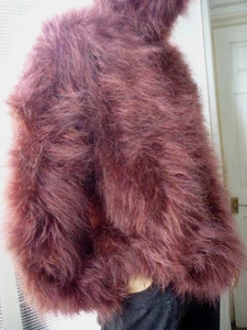 Stunning CINNAMON FOX Turtleneck Mohair Sweater New 48" - Picture 1 of 12