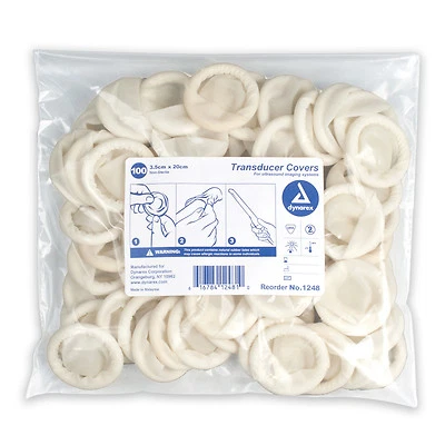 100 cubiertas de sonda de transductor de ultrasonido duraderas enrolladas de alta calidad, FDA Foto 1 de 2