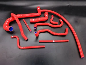 TTR Silicone Radiator Coolant Hoses fit Land Rover Discovery 300TDI Red - Picture 1 of 4