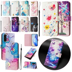 Do Samsung Galaxy A16 A55 A56 A36 A26 Wzorzysty portfel Etui Skórzane etui na telefon - Zdjęcie 1 z 168