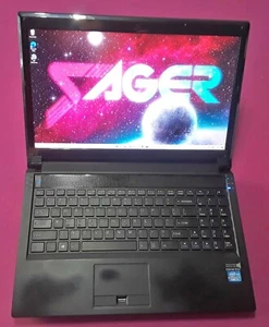 Sager Clevo P151EM1 laptop I7-3740qm 2.7-3.7Ghz 16GB 512GB NVIDIA Tesla M6 7260 - Picture 1 of 10