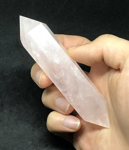 Rose Quartz 3.1oz! DT Wand Healing Reiki Beautiful! N2 - Picture 1 of 5