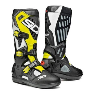 Sidi Atojo SRS CE MX boots Motocross White/Black/Yellow Fluo - Picture 1 of 3