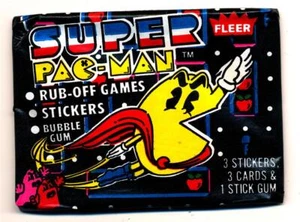 1982 Fleer Super Pac-Man Trading Card Pack - Bild 1 von 4