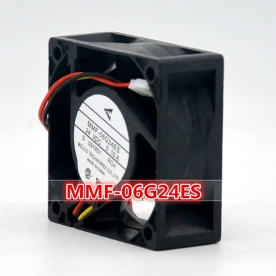 1PC  Inverter 3-wire Cooling Fan 6025  MMF-06G24ES-ROA 24V 0.1A 6025 6CM  - Image 1 of 3